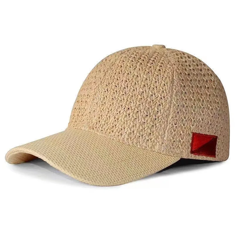 ready to ship spring and summer leisure raffia straw trucker hat beach baseball hats sun cap golf hat