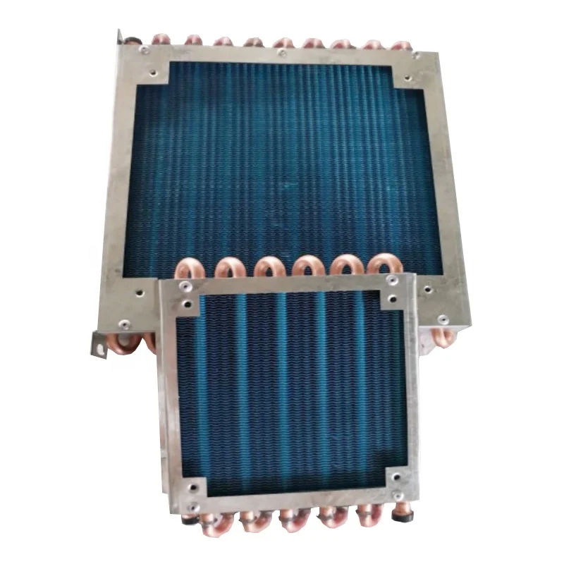 Two row copper tube mini dehumidifier evaporator