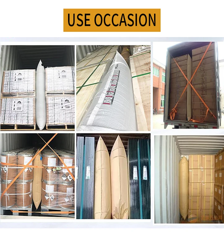 Dreammao 100*120CM Filling Gap Customized Logo Safe Cargo Reusable Woven Air Pillow Bags For Shipping For Transport Protection