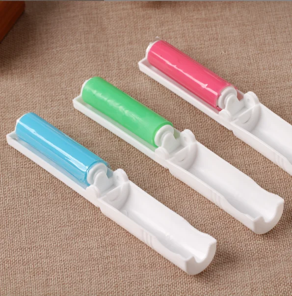 Foldable Mini Lint Roller Cleaning Brush Extra Sticky Pet Hair Clothes Sticky Lint Rollers Fuzz Fabric Shaver Portable Lint