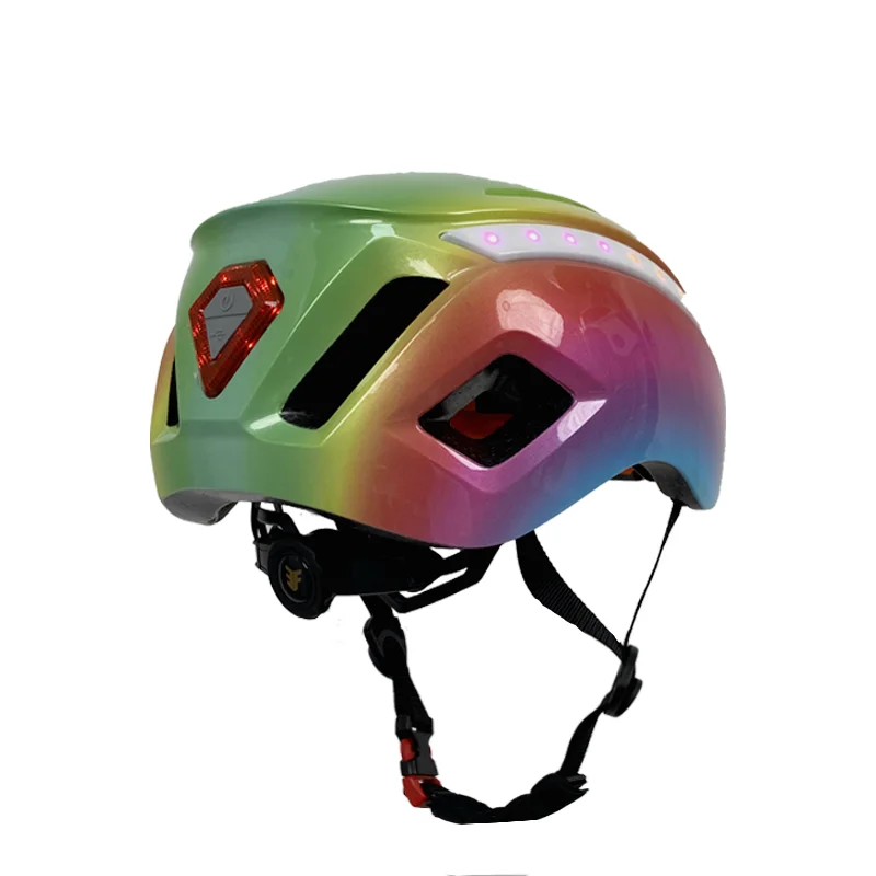 SHENZHEN Manufacturer hotsales NEW 5 LED modes children bicycle helmet lights kid bicycle