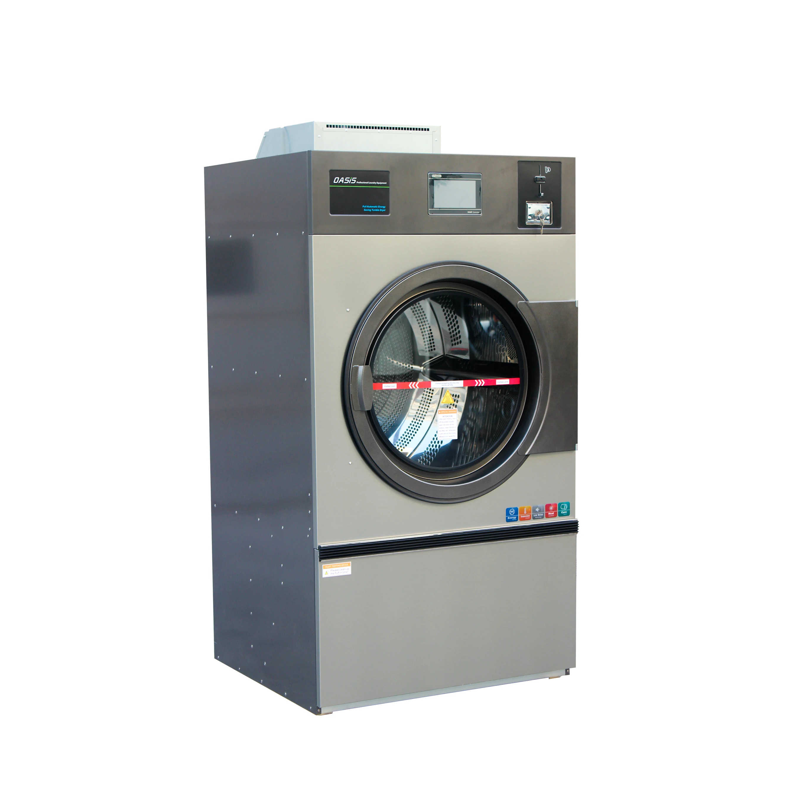 Dryer 25kg coin operated steam heating tumble drying machine laundromat spin drying high speed fast dry Oasis HG-500