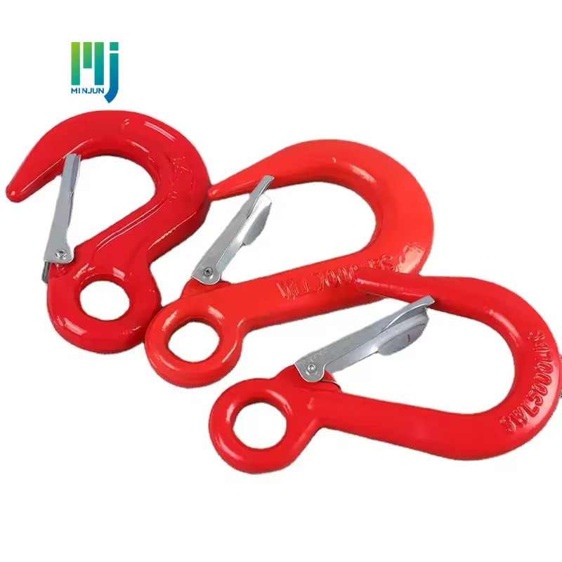 Wholesale Mouth Hooks with Safety Latch Container Hook for Lifting and Hoisting