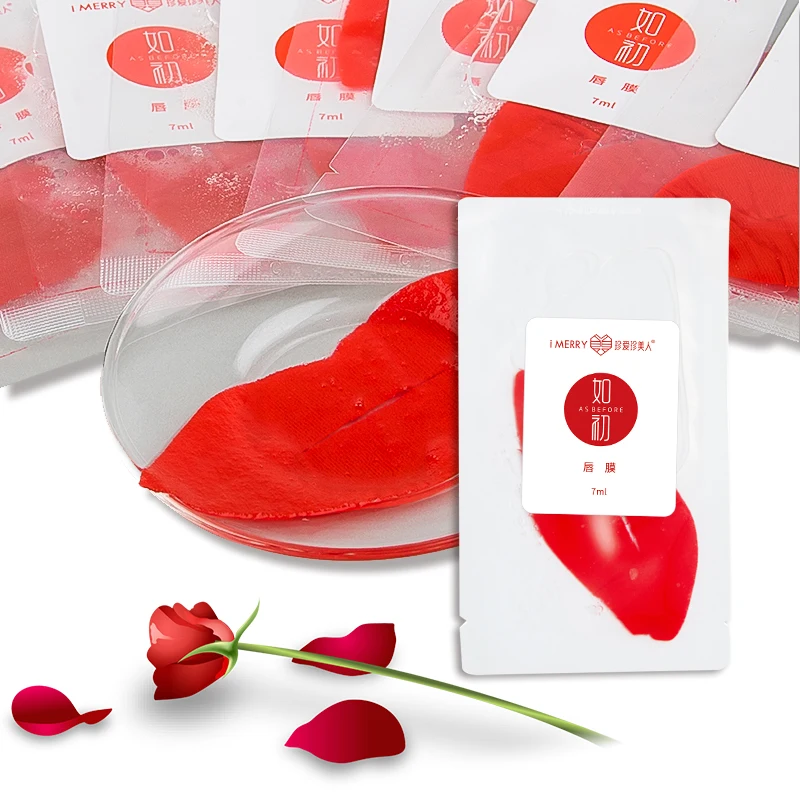 
Private Label natural lip care mask Moisturrizing Collagen Sleep Lip film Women Beauty Care 