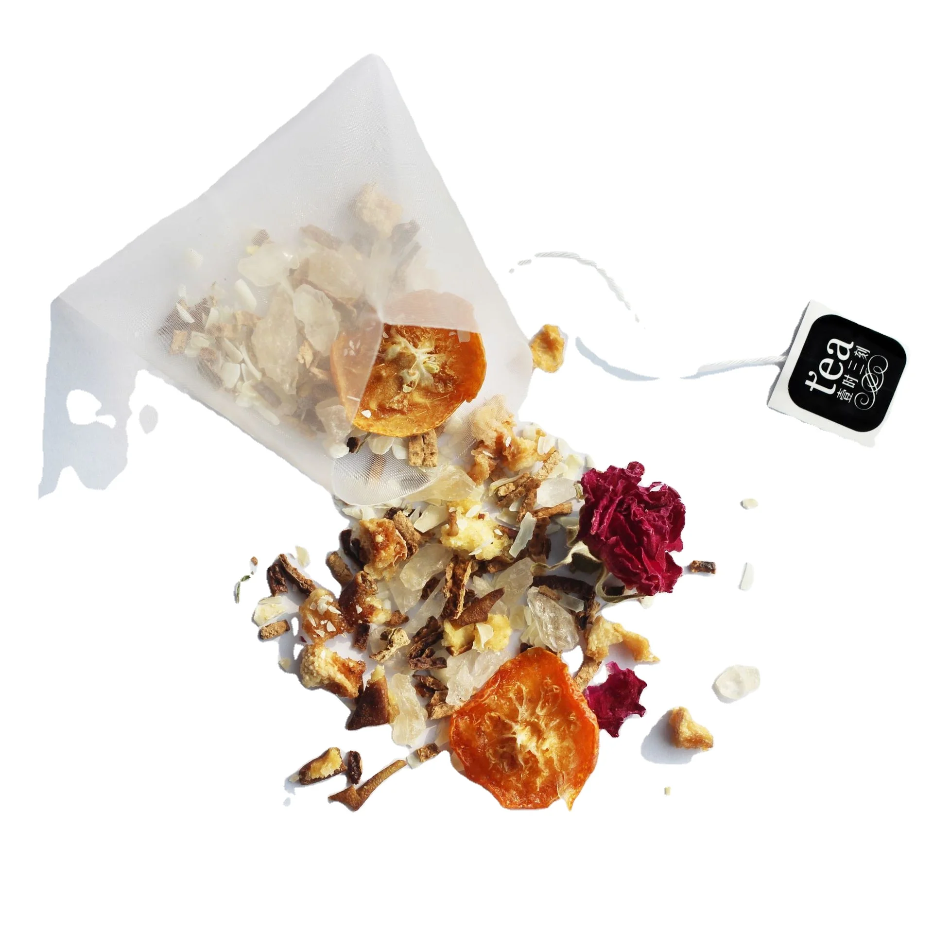 Dried Fruit Flower Herbal Detox Tea Health 100% in Individual Bags with Pyrus Nivalis Kumquat for Heat-clearing Women Flower Tea