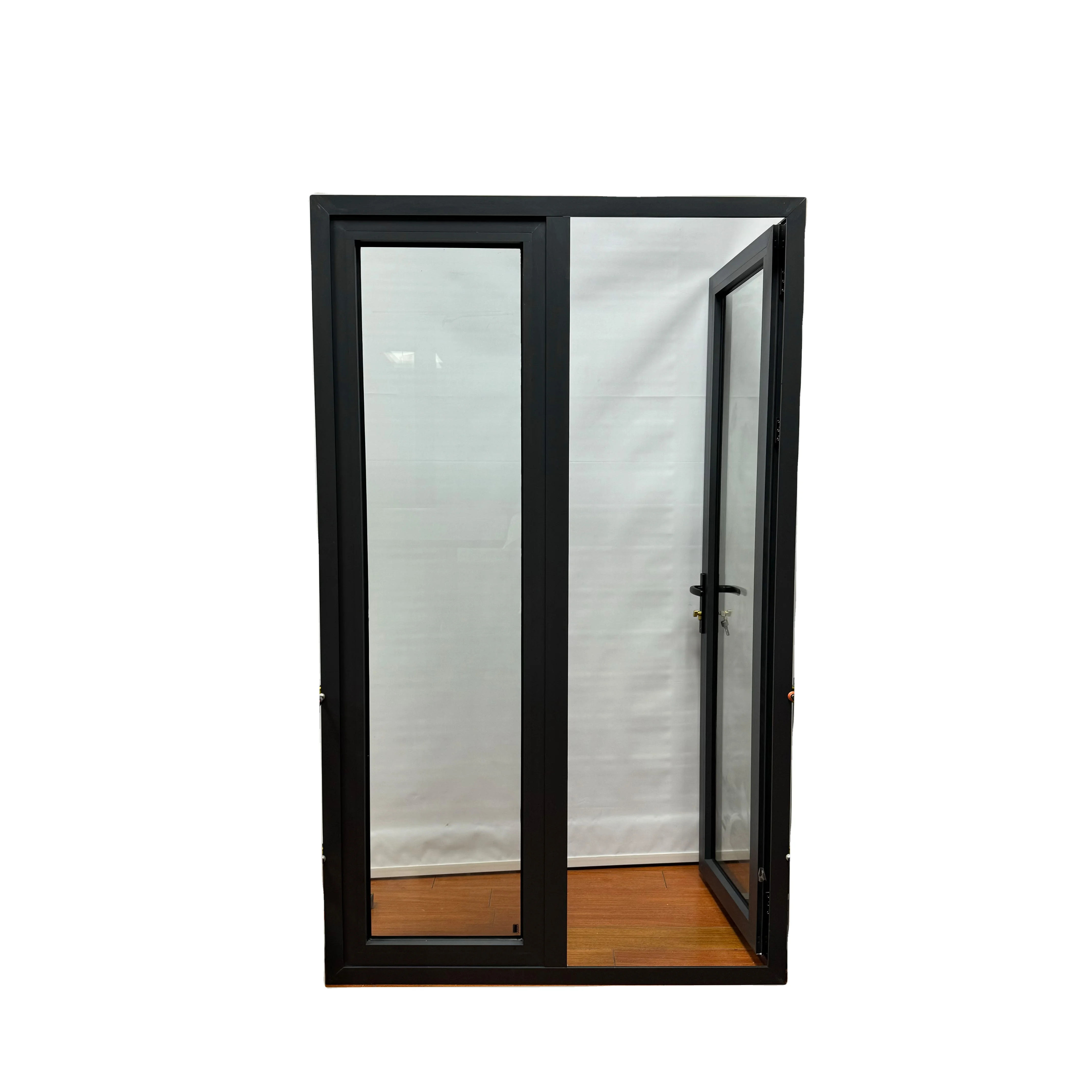 aluminum casement door customized size and color  customized product Strong wind resistance Strong heat insulation