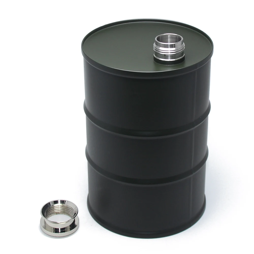 25oz 740ml Large Size Creative Huge Water Bottle Oil Drums Flagon Whisky Gift Stainless Steel Alcohol Liquor Super Big Hip Flask