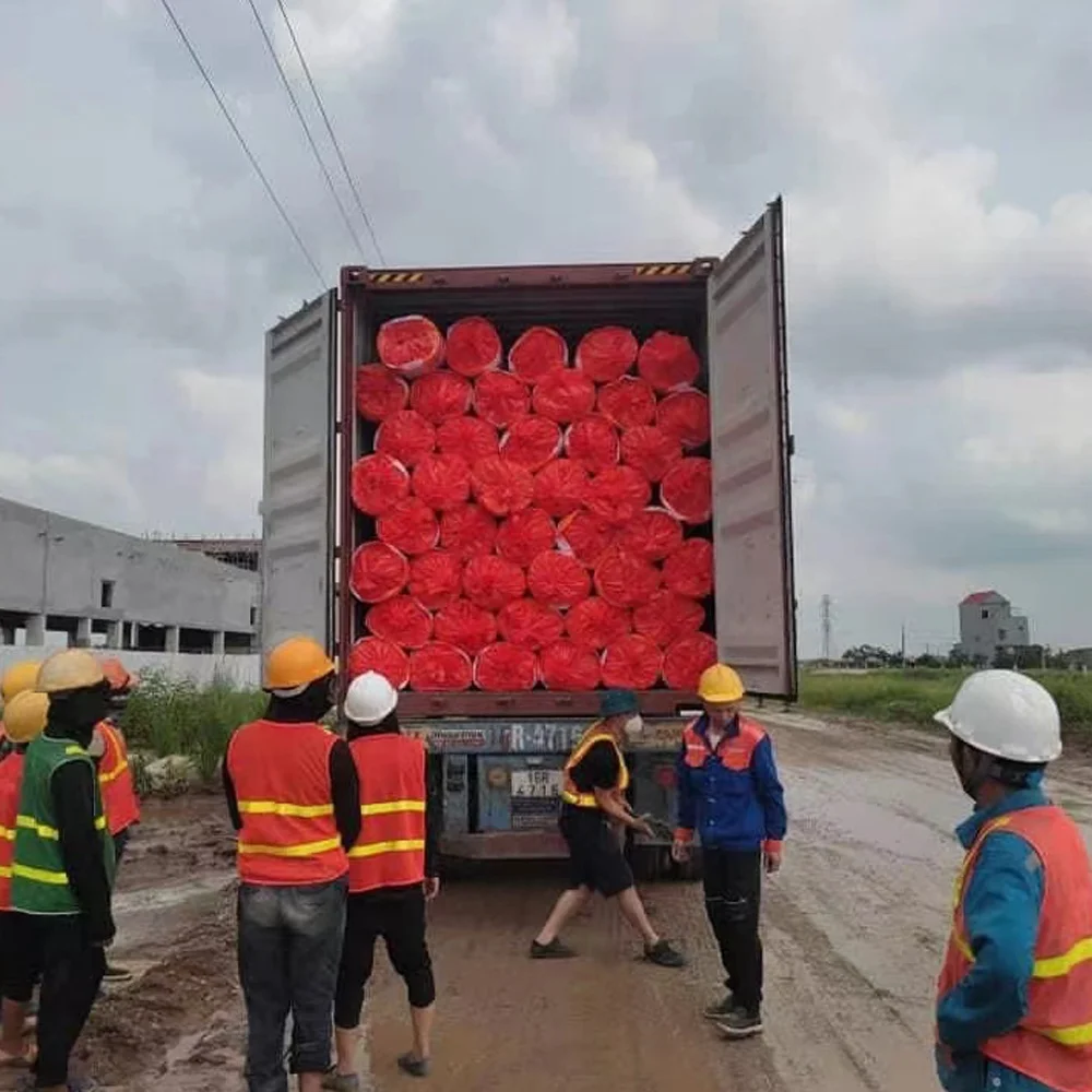 ASTM standard hvac air conditioning system insulation 32kg/m3 25mm fiber glass wool with aluminum foil