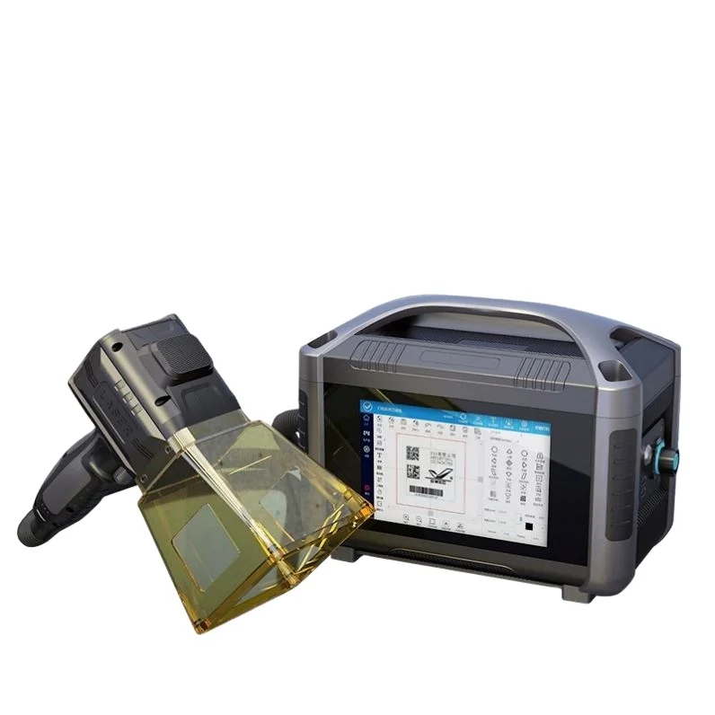 MAX 20w 30w 50w Handheld Fiber Laser Engraving Machines Laser Marking Machine For Metal Wood Glass Container