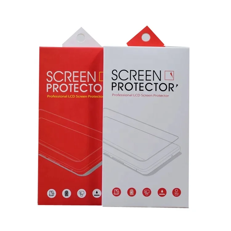 Wholesale Personalized Printed Logo Mobile Phone Accessory Card Box Packing Box For Screen Protector