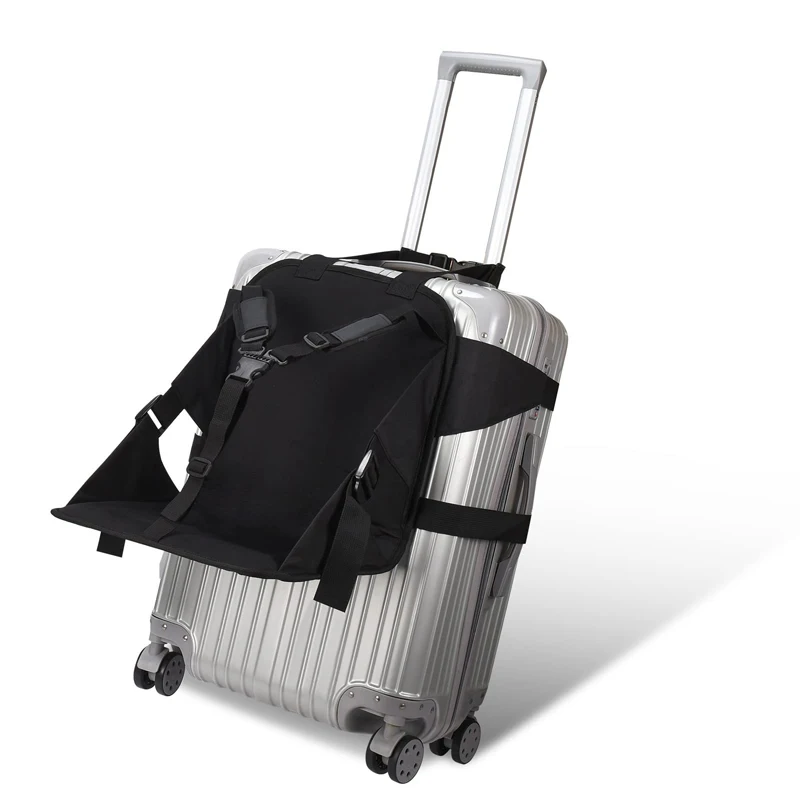 Travel Seat Child Carrier For Luggage Trolley Made Family Travel Easy Portable Travel Seat Child Carrier