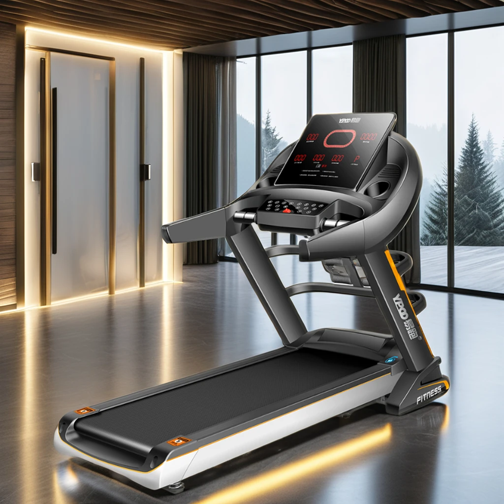 YPOO home  foldable treadmill hot Fitness Home use luxury treadmill fashion running machine with YPOOFIT APP