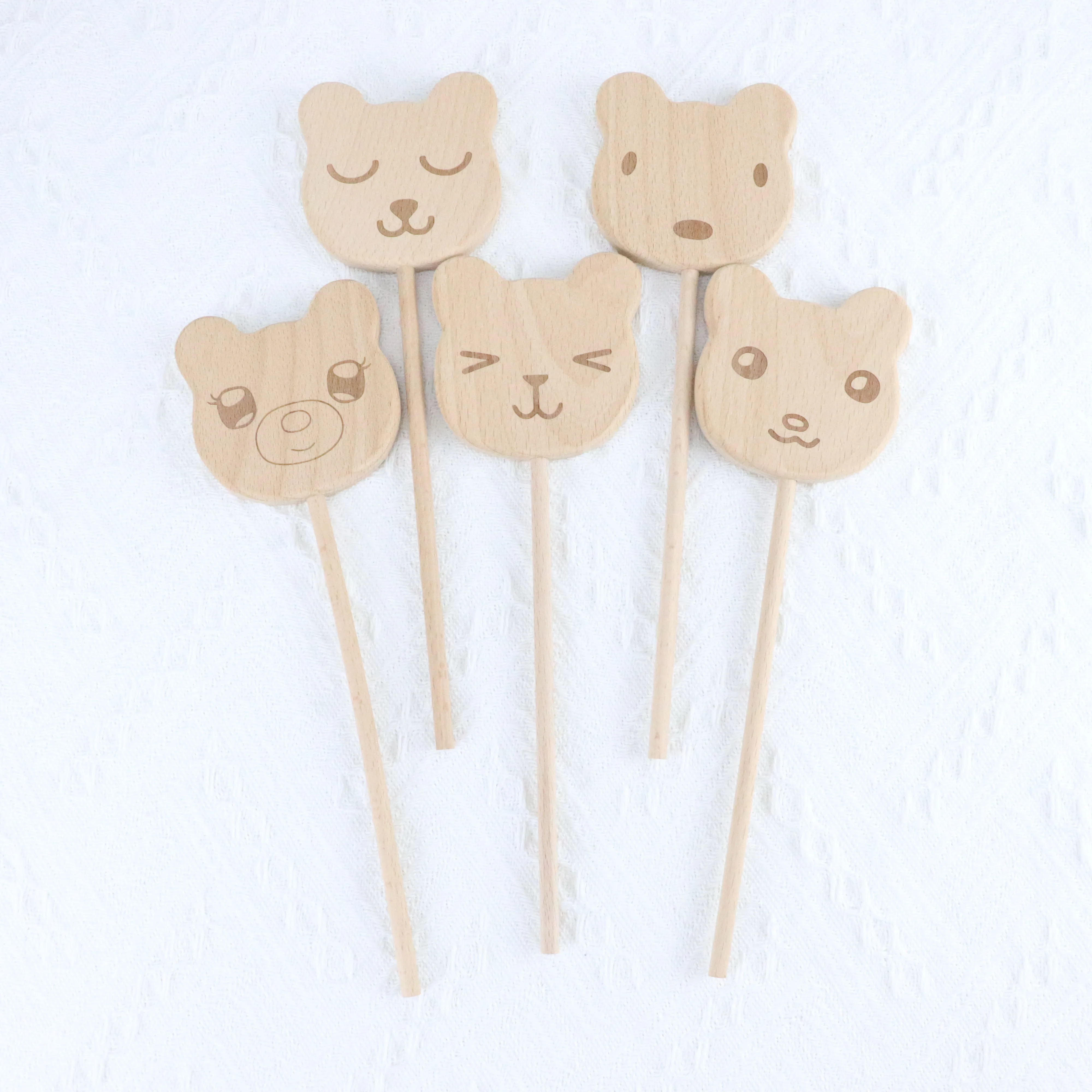 Customized Logo Fairy Accessories Art Crafts Princess Stick Christmas Unfinished Natural Kids Wood Star Magic Wand