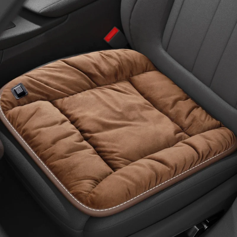 Anjuny Universal Size 12V Heating Cushion Warmer Heated Seat Pad Winter Car Heat Cover