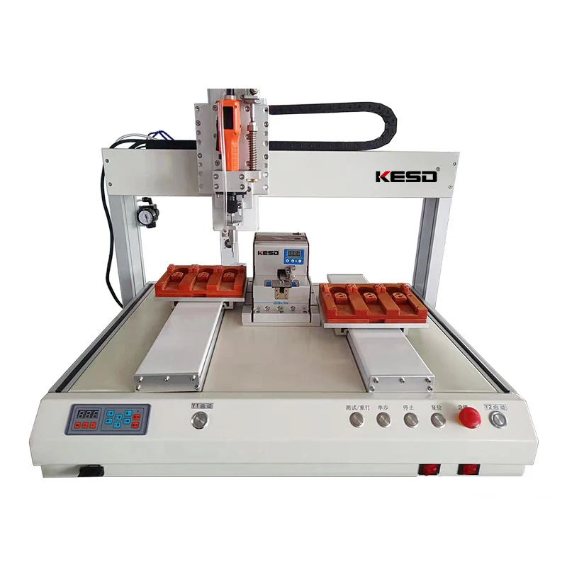 Multi-axis Desktop Automatic Screw Locking Assembly Machine OEM Double Platform Screwing Robot Table Mechanical Screwdrivers