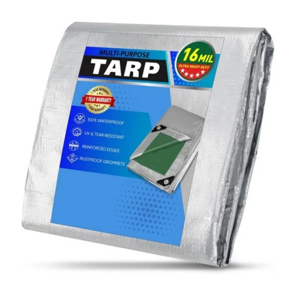 YRH Factory Hot Selling Waterproof PE Tarpaulin Sheet Multi-Purpose Thick Waterproof Poly Tarp Plastic PE Tarpaulin Cover