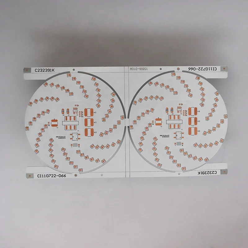 Single Layer MCPCB LED Aluminium Circuit Board Lead Free HASL high quality pcb for led light