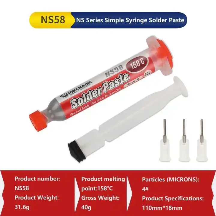 sell like hot cakes    Maintenance PCB Board Welding LED Medium/Low/High Temperature Solder Paste 63/37 Leaded Solder Paste
