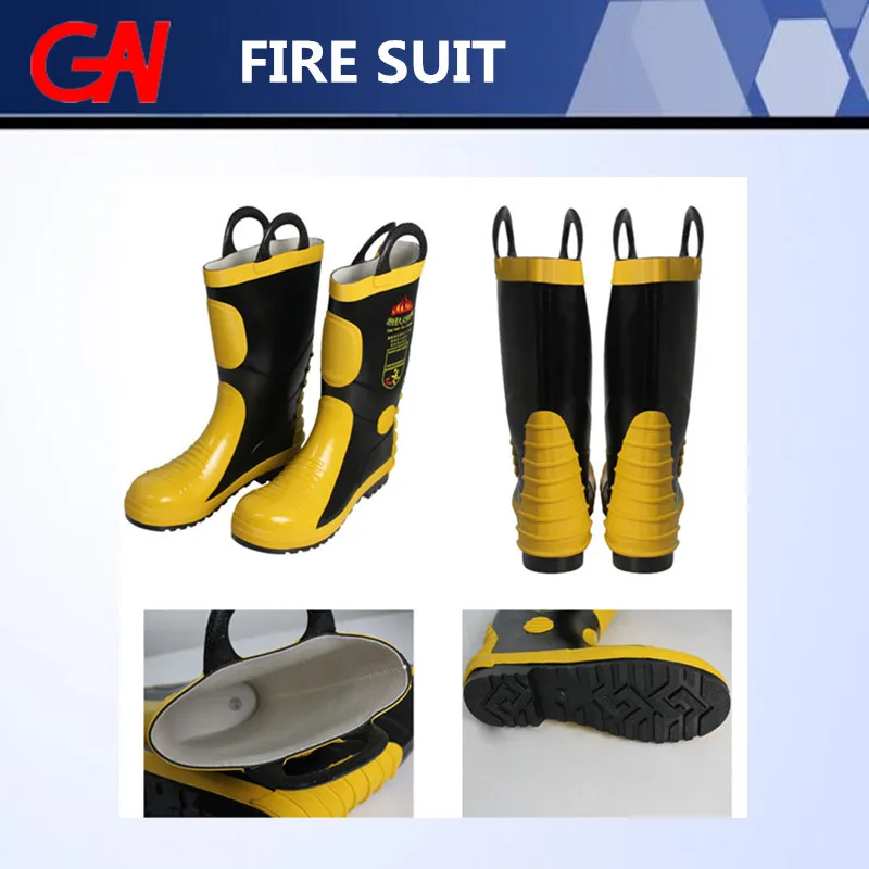 High qualityfire fighting suit includes helmet, boots, gloves, belt