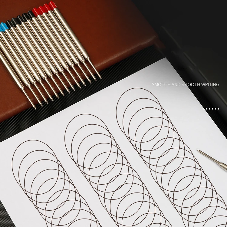 Metal Empty Glitter Ball Pen Refill Cheap Short Ballpoint Pen Ink Refills Replaceable Metal Pen ink Refill