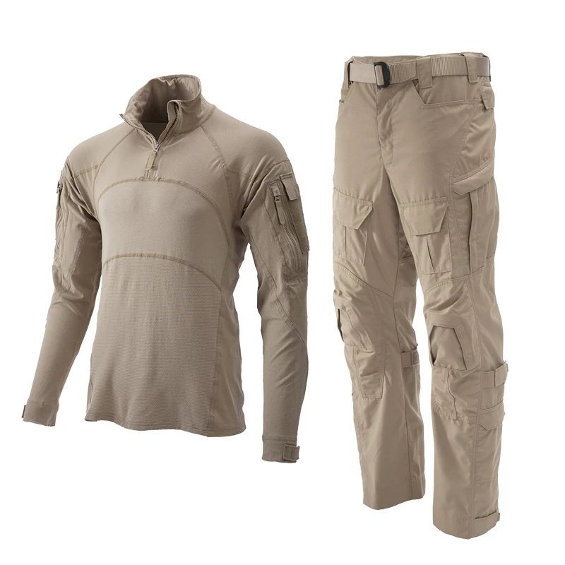 Army Military Combat Police Combat Shirt  Uniform British desert Color Custom Military Uniforms