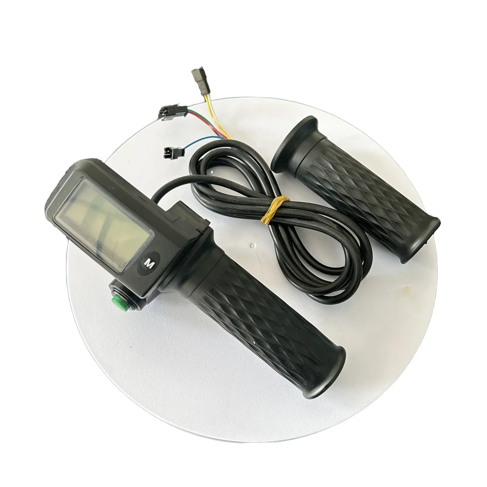 Factory Cruise button LCD display M key throttle handle for electric scooter tricycle motorcycle spare parts original twist grip