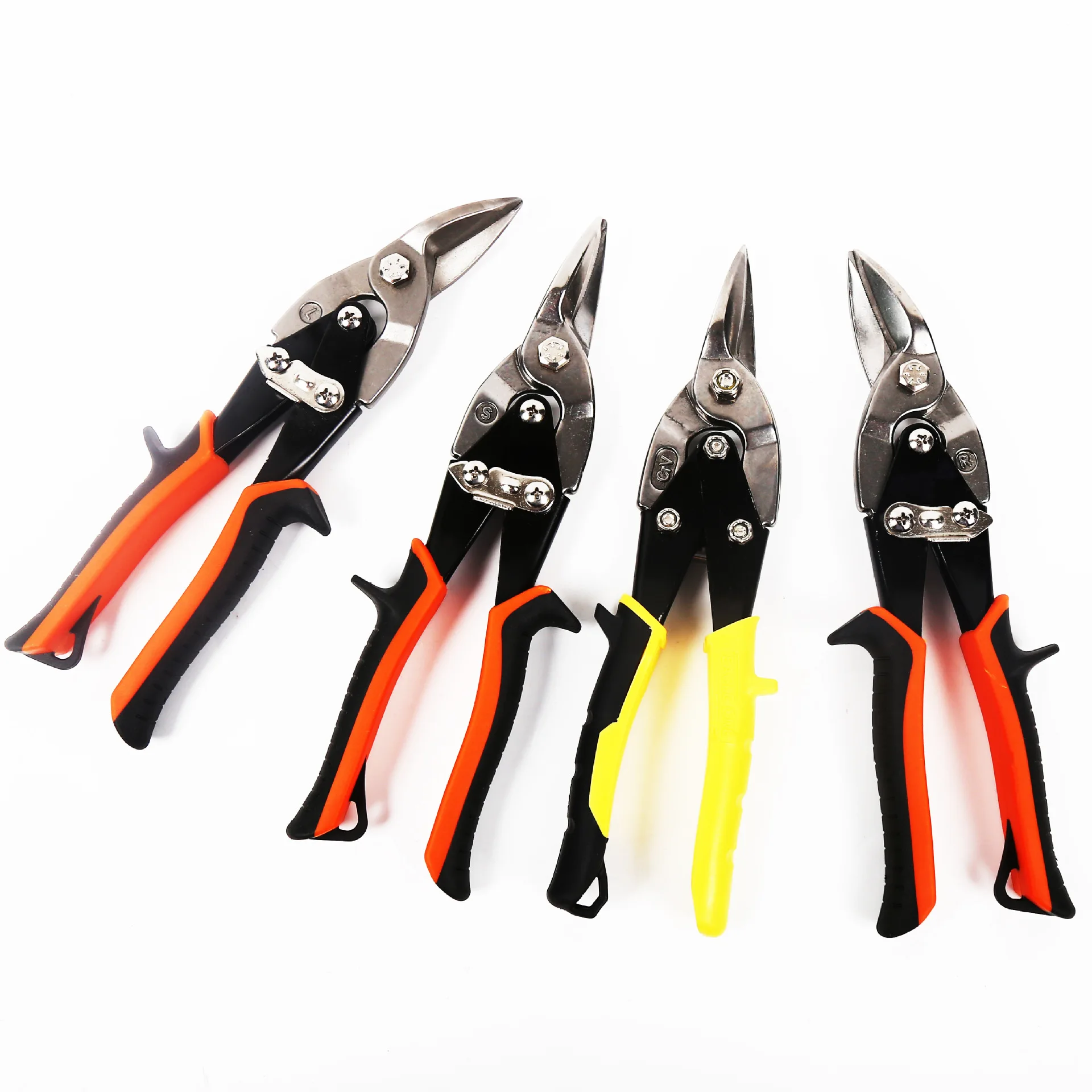 TPR Handle Cutting Shears Left Right Straight Cut aviation tin snips