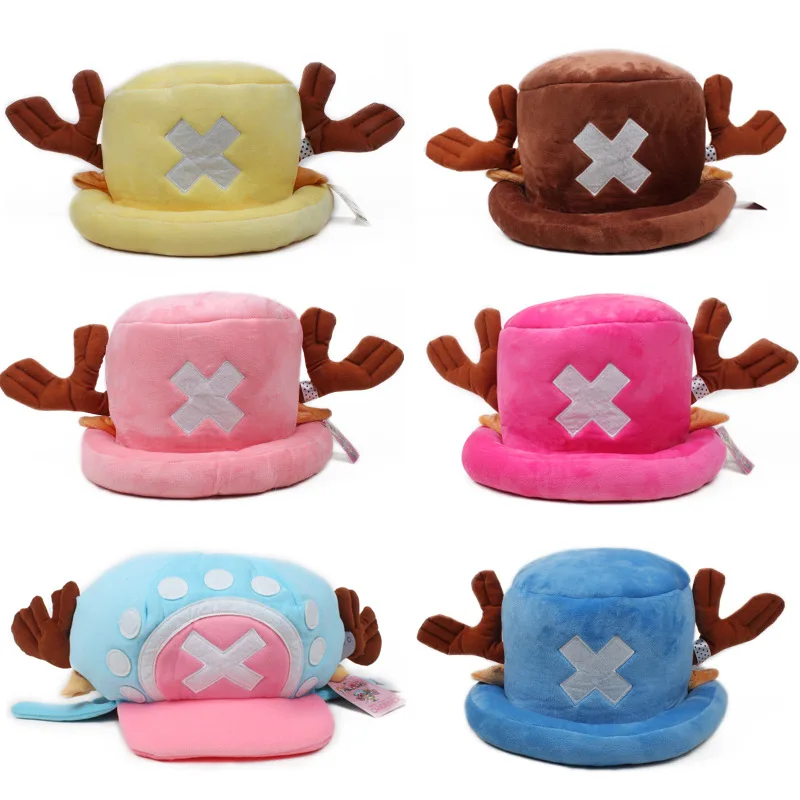 New Products Piece Chopper Plush Cotton Japanese One pieceds Woman Warm Winter Cartoon Cap Christmas Gift anime hats