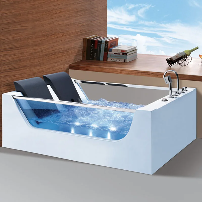 Round Whirlpool Bathtub Freestanding Luxury Outdoor Massager Bath B&B Independent Small Bathtub