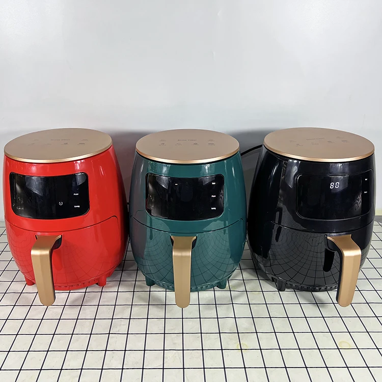 Hot Sale Air Fryers Household Digital Display Air Fryer 6 Liter Oil Free Electric Deep Smart Air Fryers For Kitchen