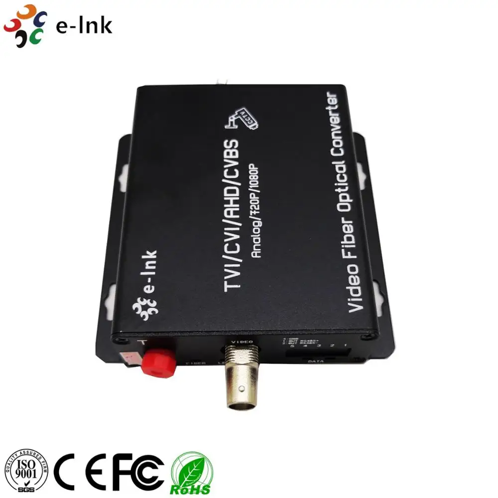  1ch 1080P HDTVI волоконно-оптические Передатчики