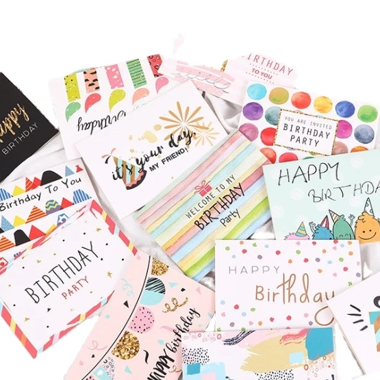 36  Wholesale happy birthday thank you Greeting Cards Set Bulk All Occasion Assorted Greeting Cards with Envelopes