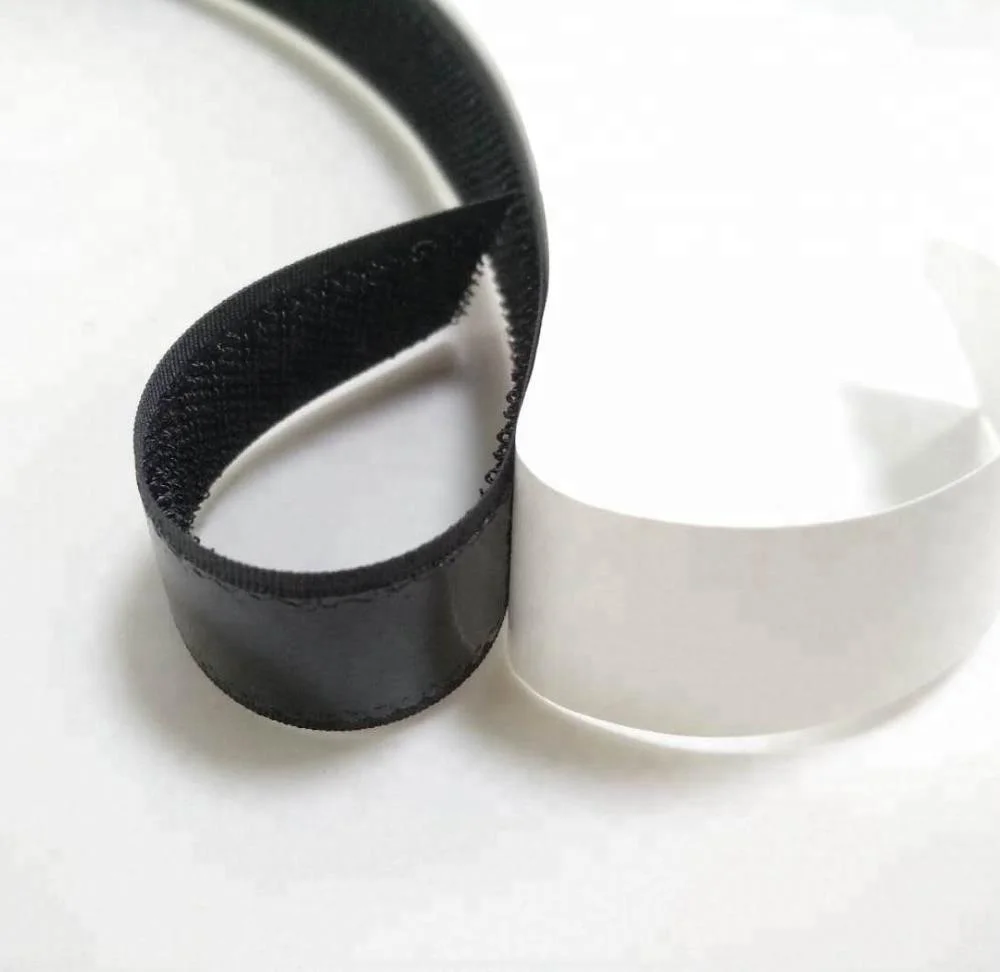 Factory Outlet High Sticky Self Adhesive Hook and Loop Fabric Good Quality Velcroes Tape with Glue