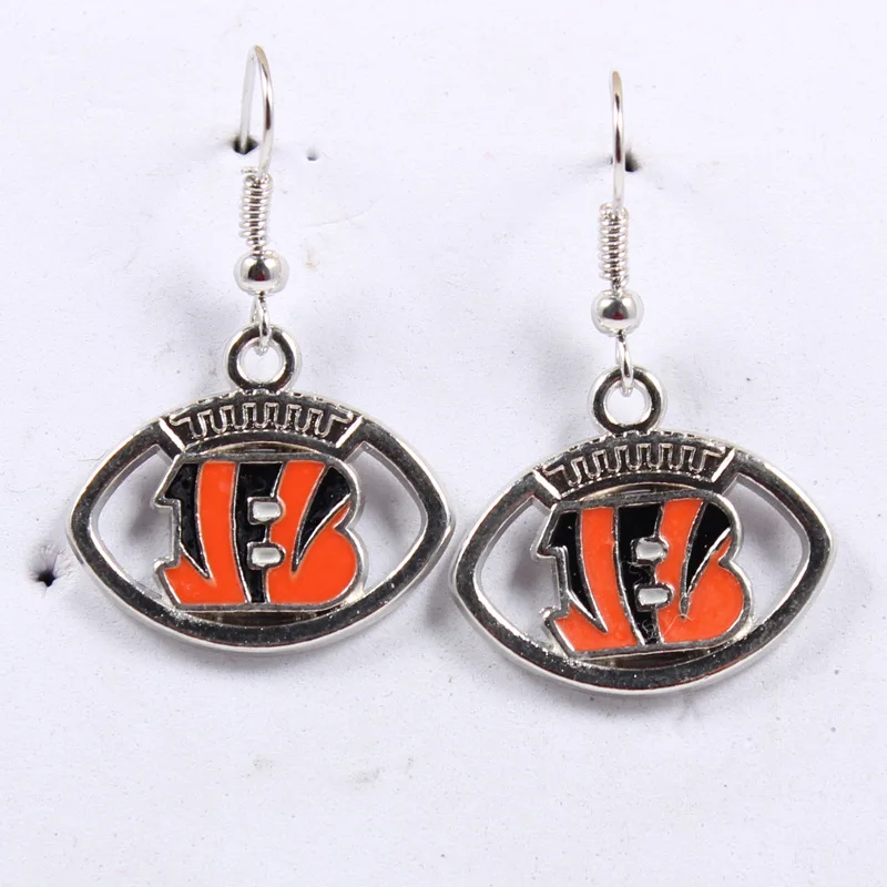 Wholesale Custom Philadelphia Eagles Football Team logo pendant earrings