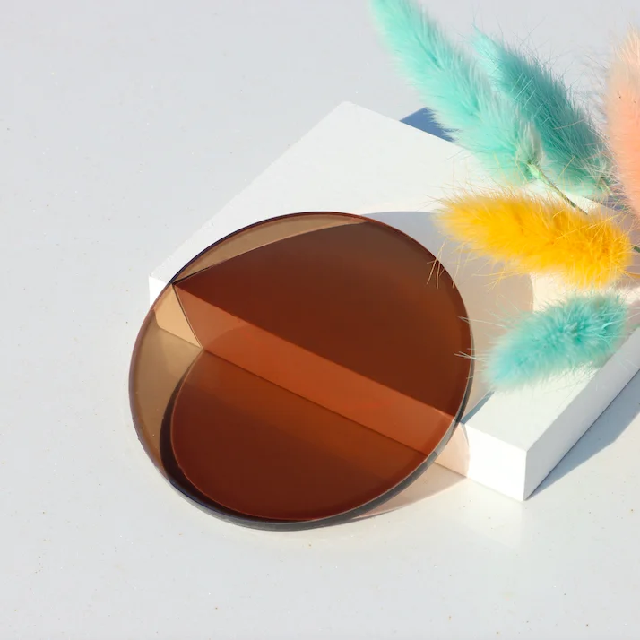 photochromic eyeglasses 1.60/1.67 all index blue block anti blue transition single vision green blue coating spectacle lenses