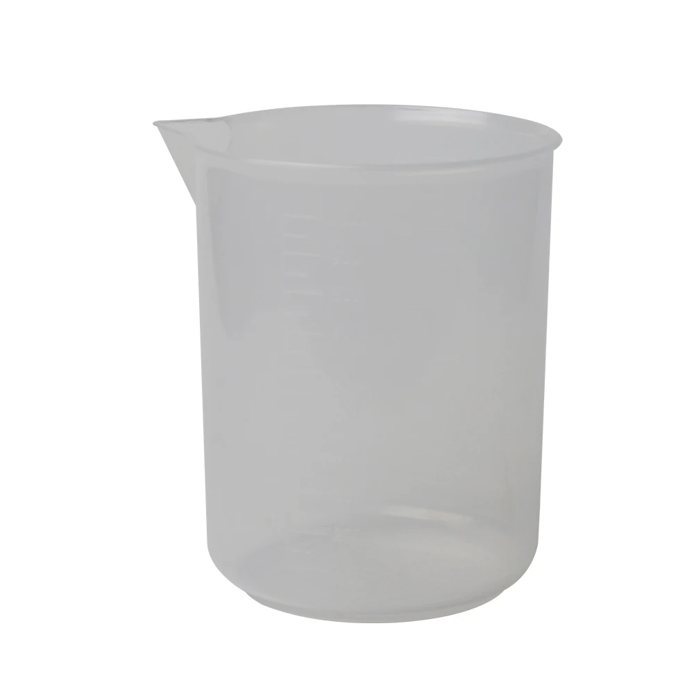 1000ml polypropylene double-sided graduated plastic beaker laboratory food grade plastic