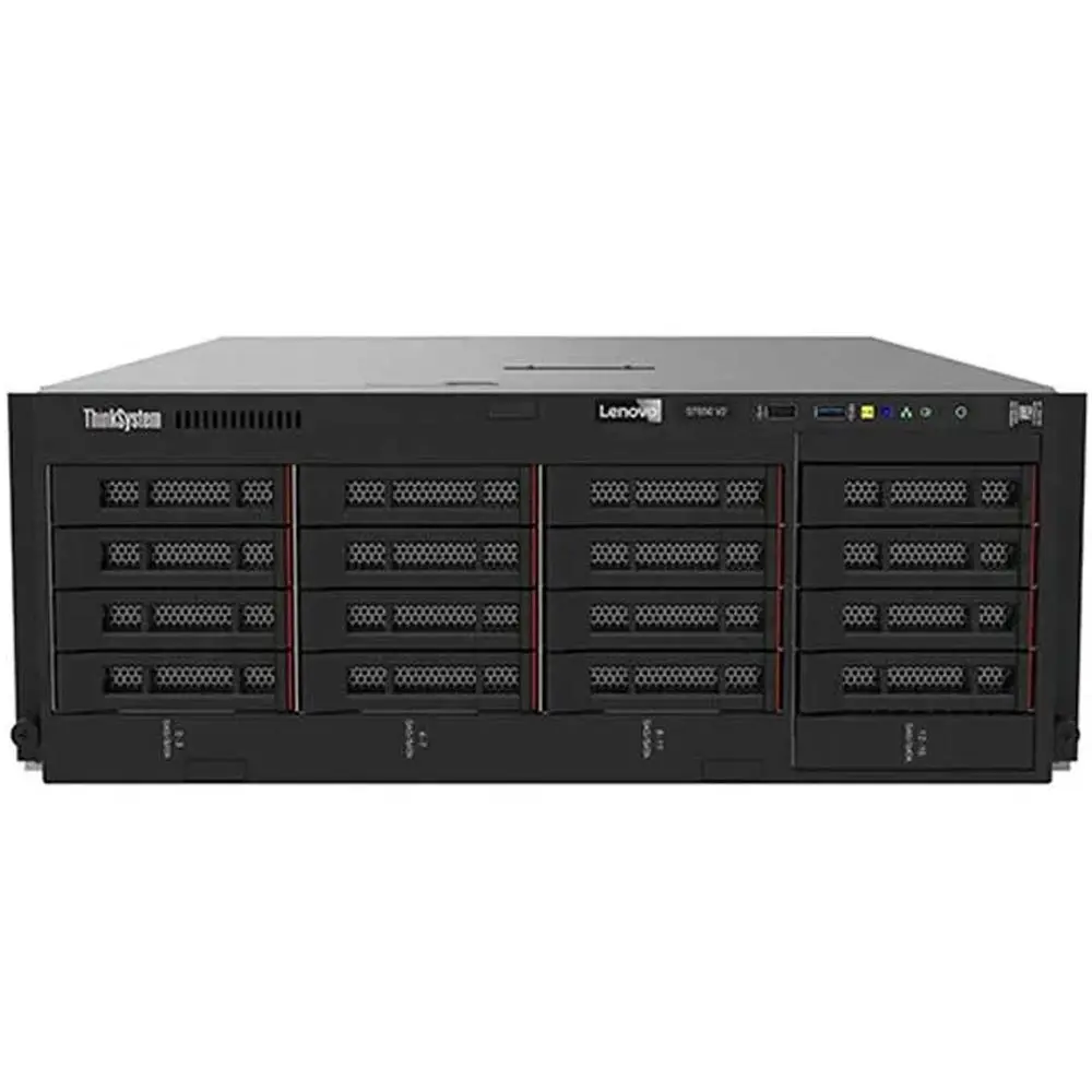 High-performance 4u 2p Hba/raid Supports 32 Ports Dual Redundant Ac Power Supply Thinksystem St650 V2 Lenovo Tower Server