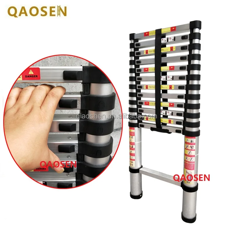 Ladder with Finger Safety Gap Telescopic Ladder 2 IN 1 Multipurpose Ladder Straight Stairs