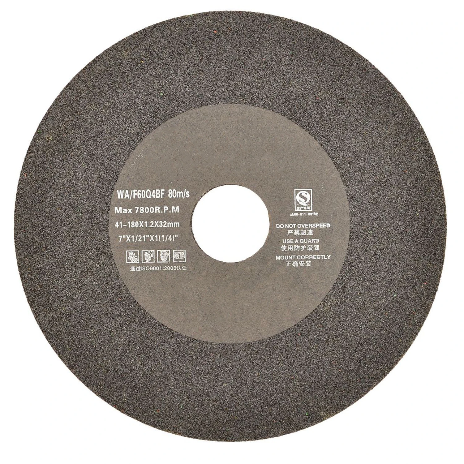 Super thin 180*1.2*32mm cutting wheel for cutting piston rings