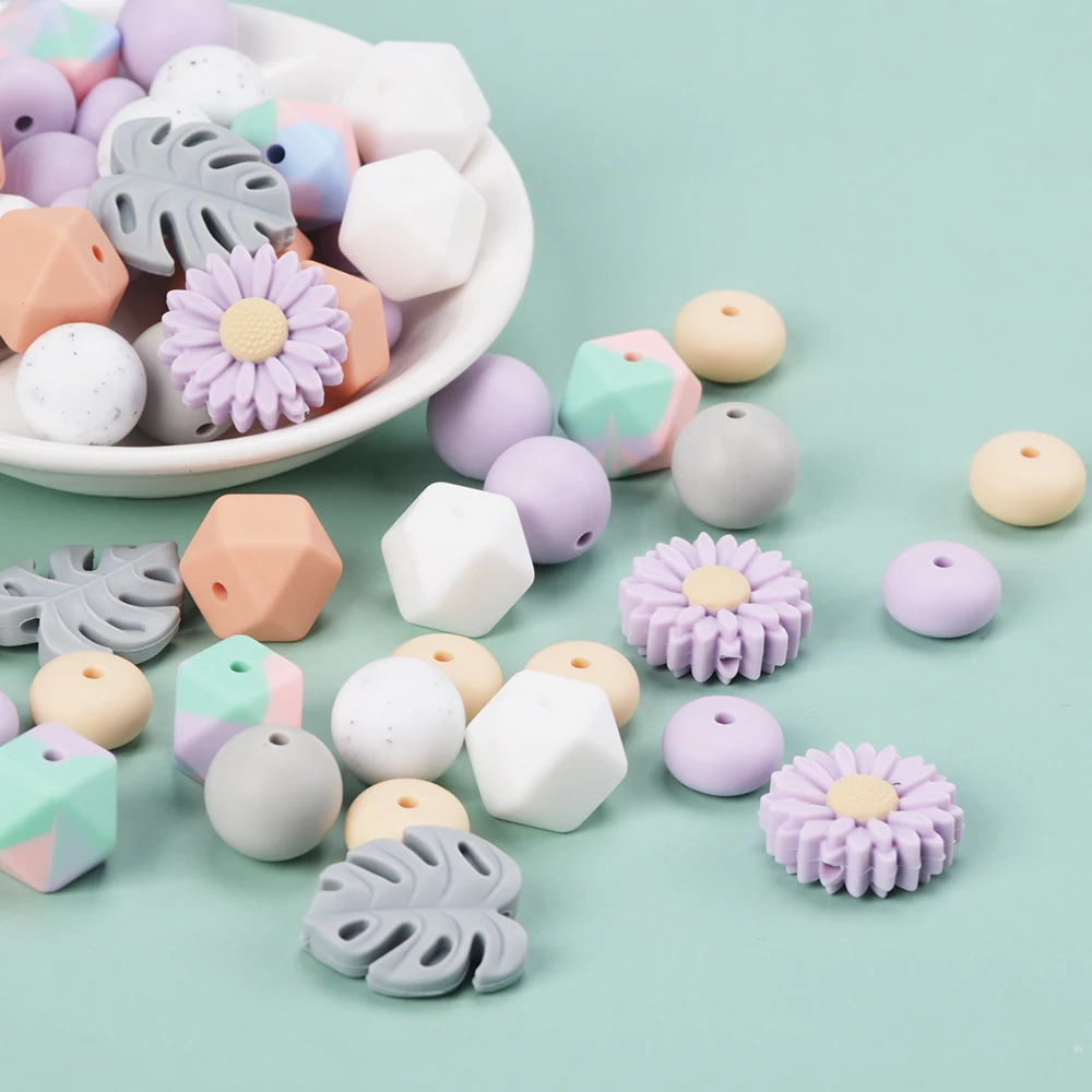 Силиконовые бусины