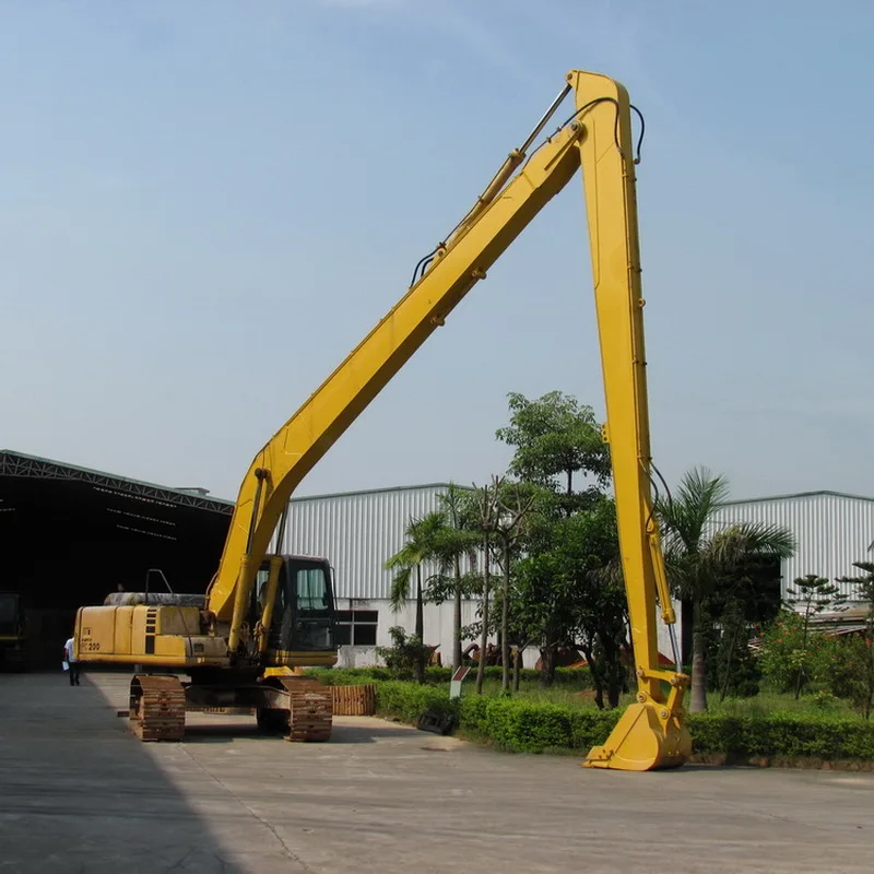 heavy equipment excavator long reach boom and arm for KATO HD140/HD250/HD400/HD450/HD550/HD700 parts with CE certificate