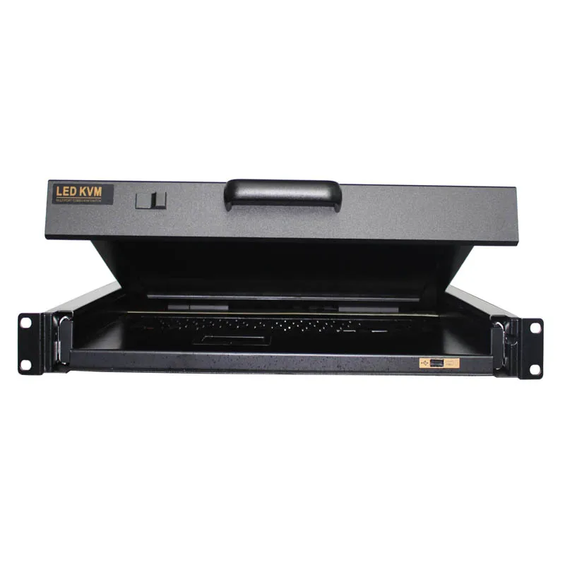 1U LCD KVM Drawer Rackmount Vga KVM Switch 8 Port KVM Console Cost Effective All in One 19inch Control and Switch The Sever