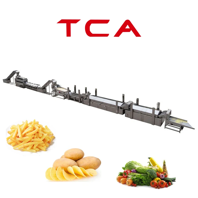 TCA fully automatic potato chips production line/potato chips making machine