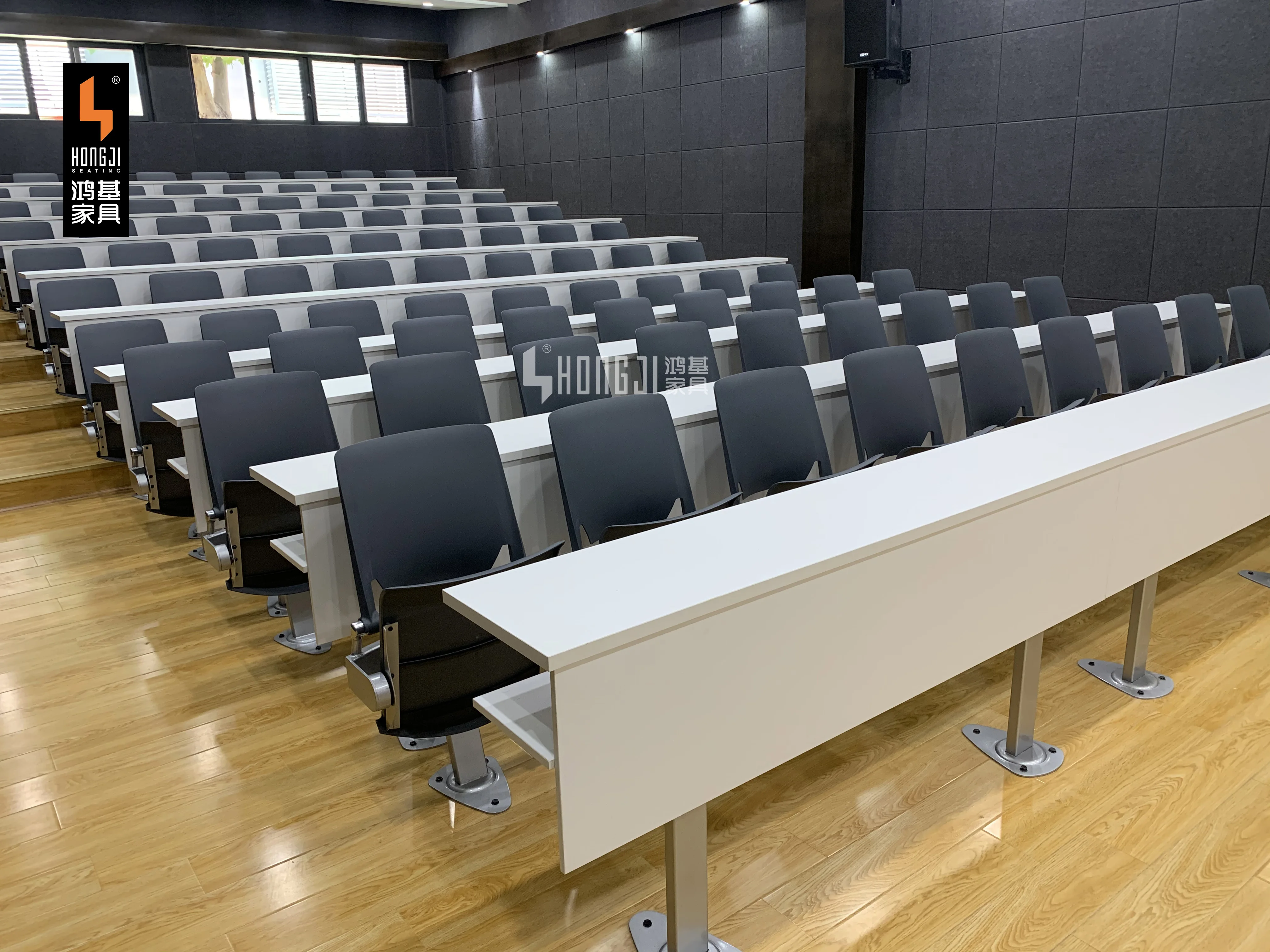 New Design  study desk study chair student table TC-992 University desk plastic chair for student good price 8 years warranty