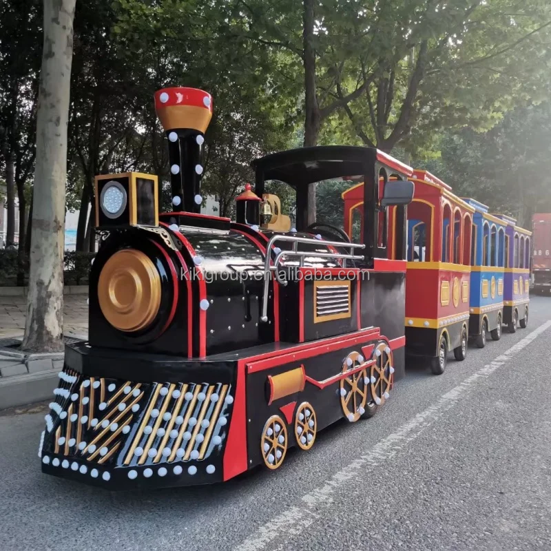 High quality good prices 25 persons outdoor trackless train electric sightseeing bus