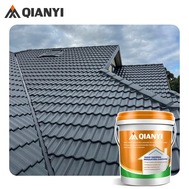 Out Door Ceramic Coating Acrylic Waterproof Roof Coating Thermal Insulation Paint