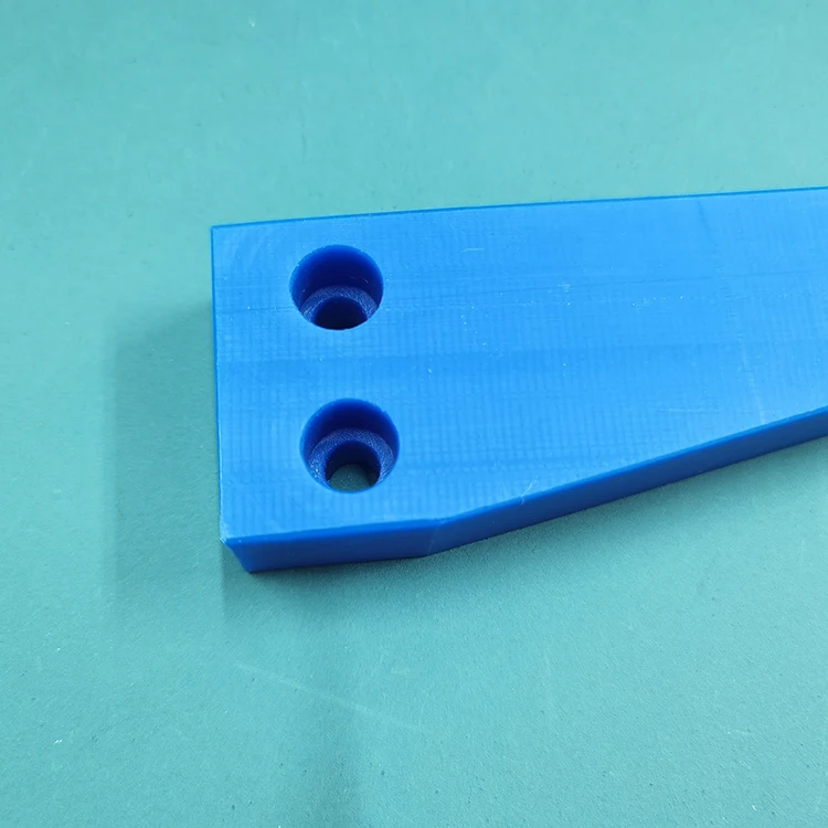 Transmission pipeline equipment blue backing plate special engineering plastics nylon sheet material