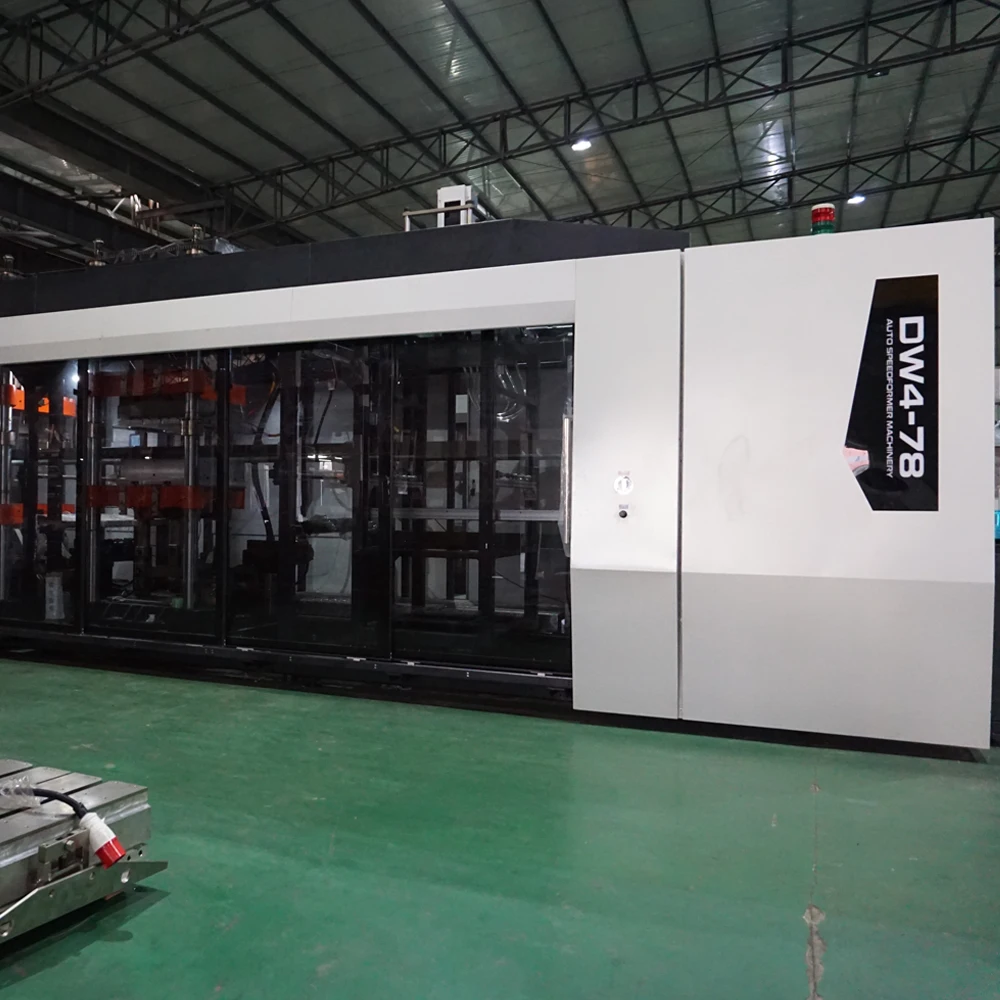 
High speed plastic disposable plate tray contaienr thermo forming making machine 