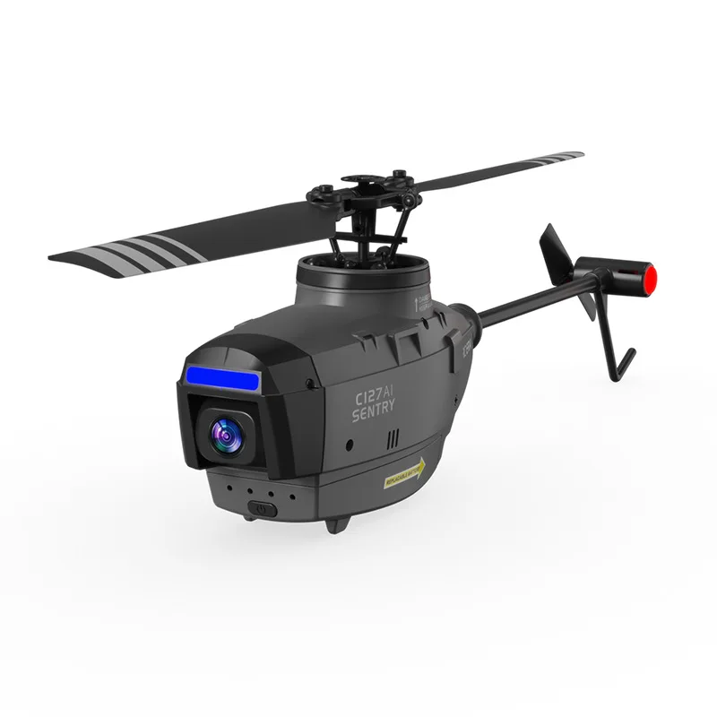 C127AI AI Intelligent Recognition  Drone Toy RC Helicopter with total socket remote control Wide-Angle Camera