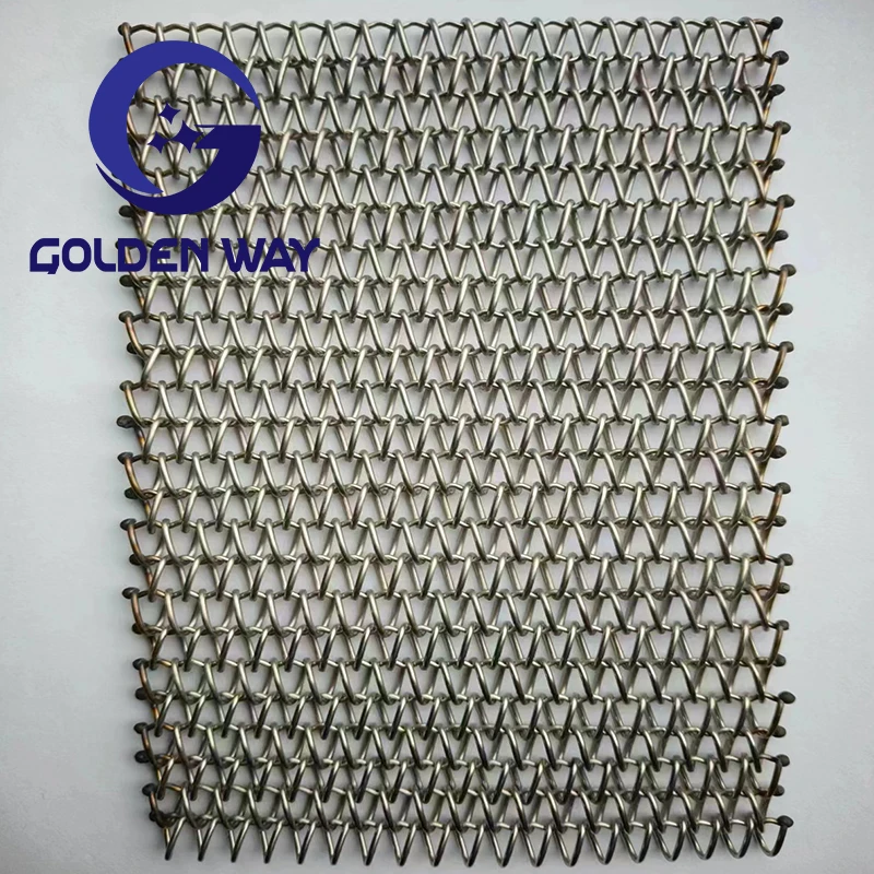 Top Selling Stainless Balanced Woven Chain Link Wire Mesh Conveyor Belt For Baking